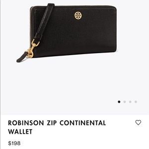 TORY BURCH GREY WALLET NEW